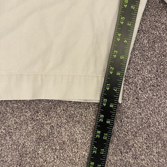 Polo Ralph Lauren Men's Chino Shorts Size 32 Ivory Cotton 8" Inseam Pockets EUC - Picture 13 of 16